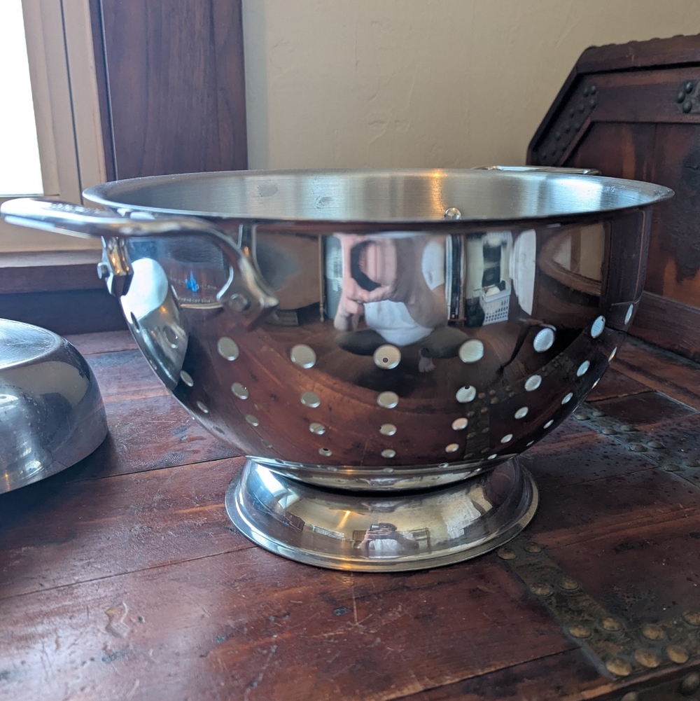 All Clad Stainless Steel Colander with Handles